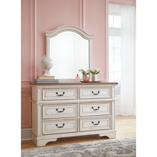 Signature Design by Ashley Realyn 6-Drawer Kids Dresser with Mirror B743-21 B743-26 Sale