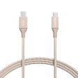 Cable Amazon Basics USB 2.0 C a micro-USB B - 1.8m de largo, trenzado doble de nailon, color dorado Reacondicionado Cheap