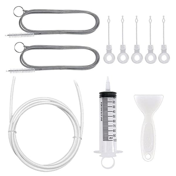 10Pcs Herramientas de Limpieza de Refrigeradores, Kit de Limpieza del Orificio de Drenaje del Refrigerador, Reutilizable Refrigerador Drenaje Agujero Removedor para Hogar Refrigeradores Embalaje Deteriorado Cheap