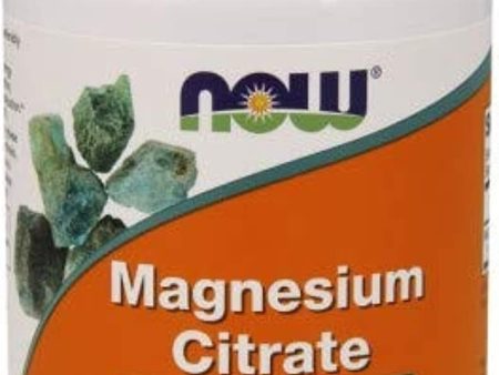 Now Foods, Magnesium Citrate, 200mg Magnesio, 100 Tabletas veganas, Probado en Laboratorio, Vegetariano, Sin Gluten, Sin Soja, No GMO Sale